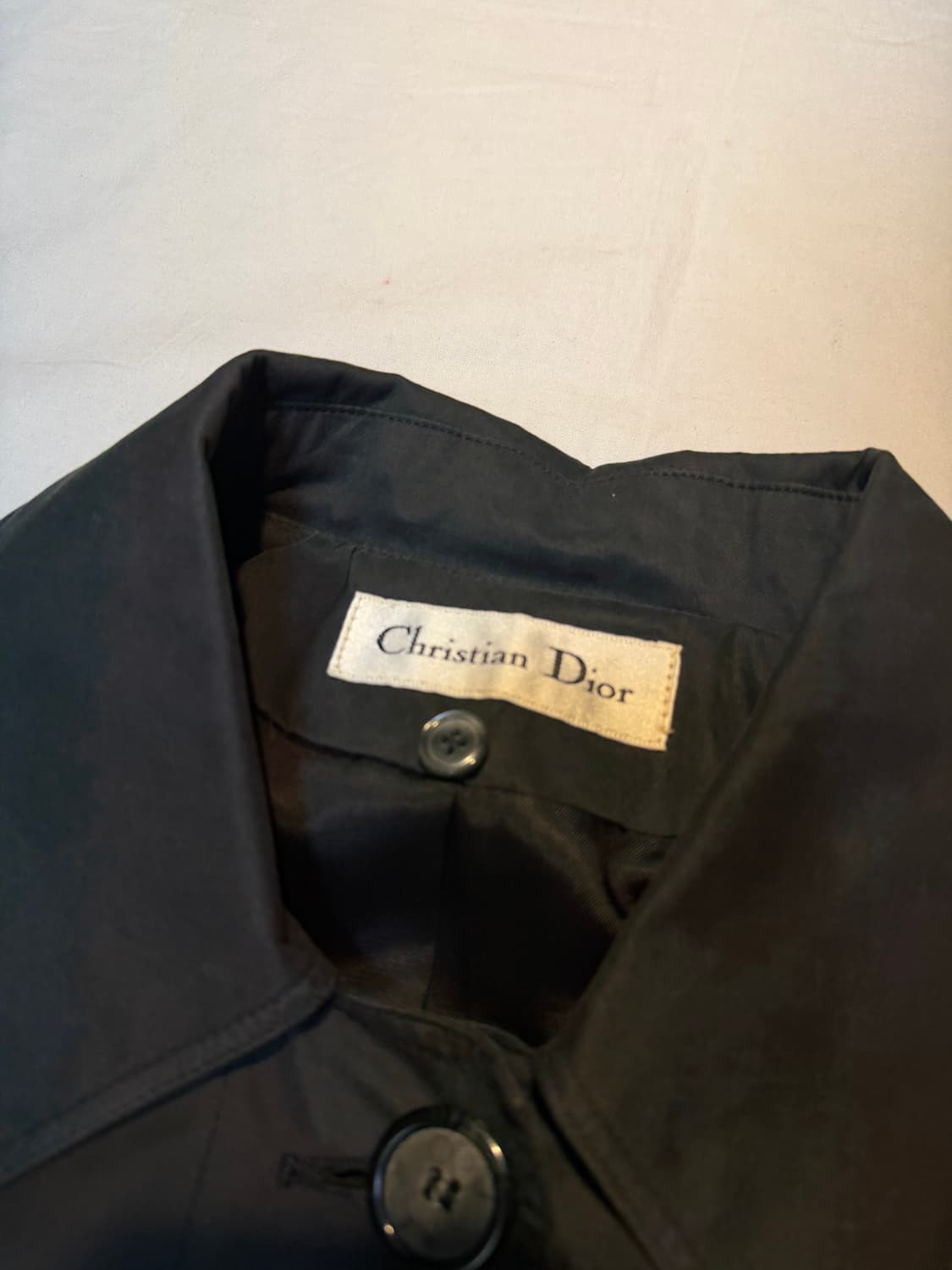 80s 크리스챤 디올 아카이브 발마칸 코트 블랙 상품이미지3