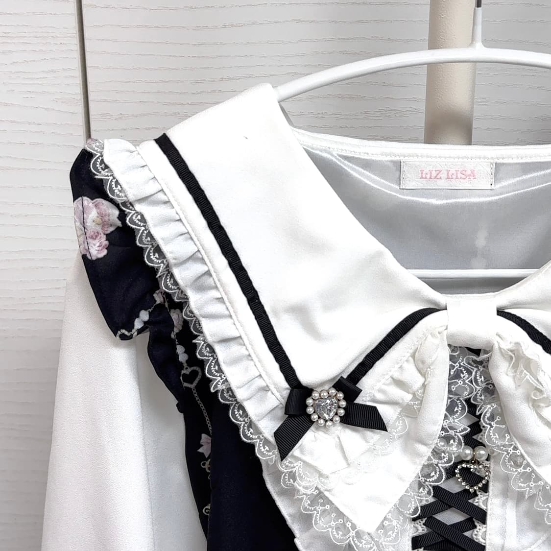 lizlisa 리즈리사 로맨틱 코스메틱 셋업 블랙 양산형 지뢰계 일브 상품이미지4