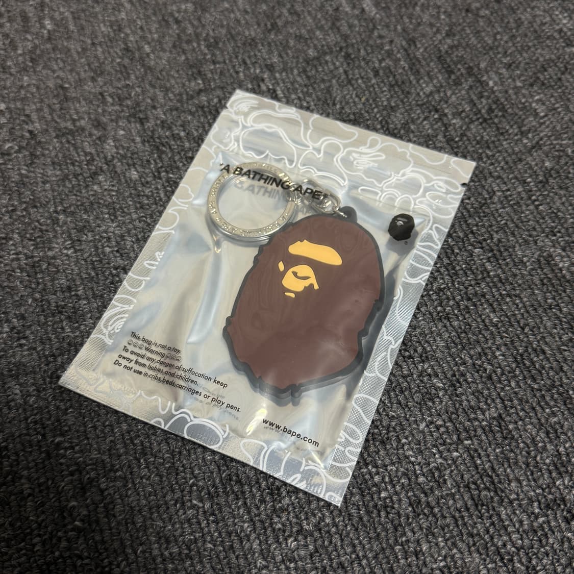 베이프 키링 (에이프 헤드 러버 키체인) 상품이미지1