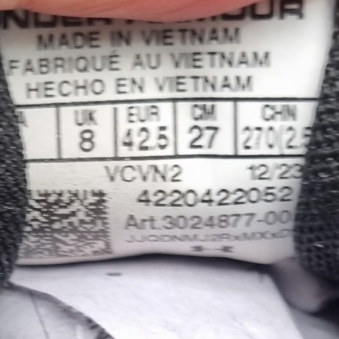 언더아머 차지드 로그3 운동화270 상품이미지6