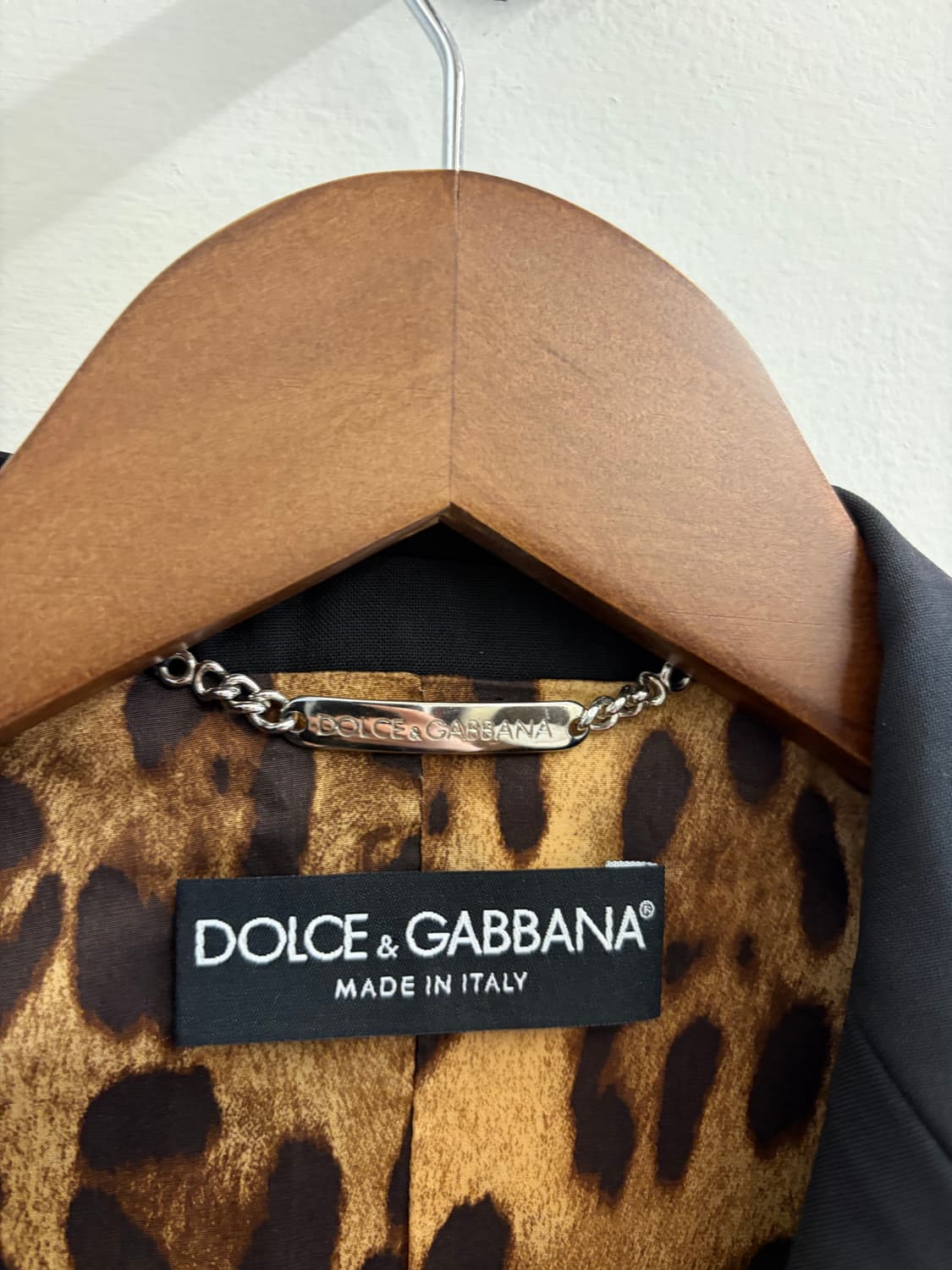 N314. 돌체앤가바나 레오파드 안감 자켓  상품이미지3