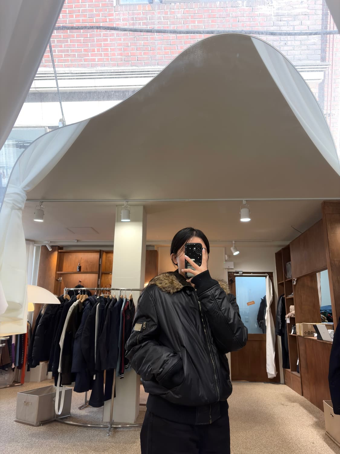 돌체앤가바나 라쿤 퍼 후드 다운 자켓 상품이미지2