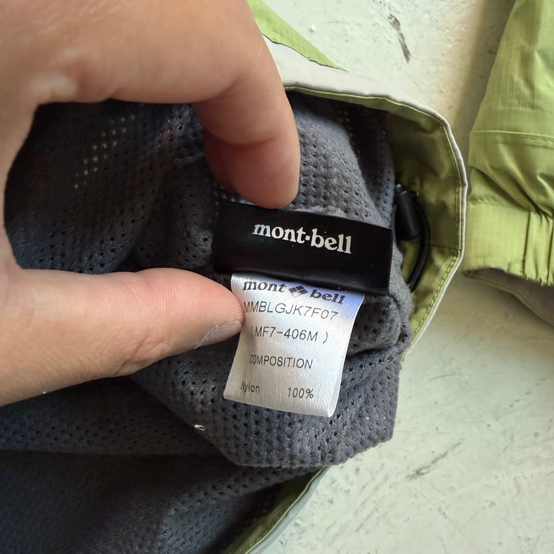 몽벨 빈티지 climalight 윈드브레이커 자켓 XL 상품이미지8