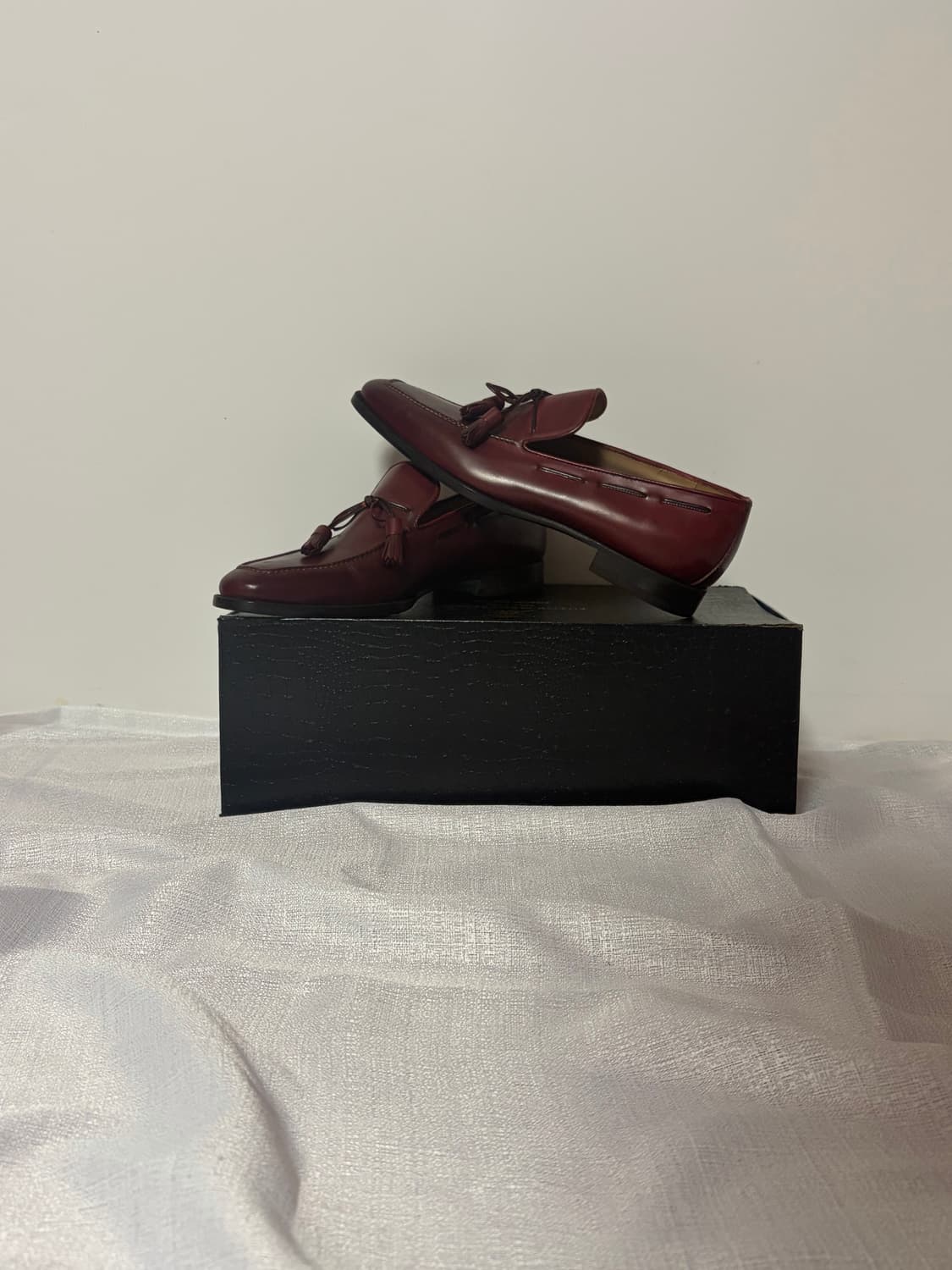 수토만텔라시 버건디 구두 8사이즈 상품이미지2