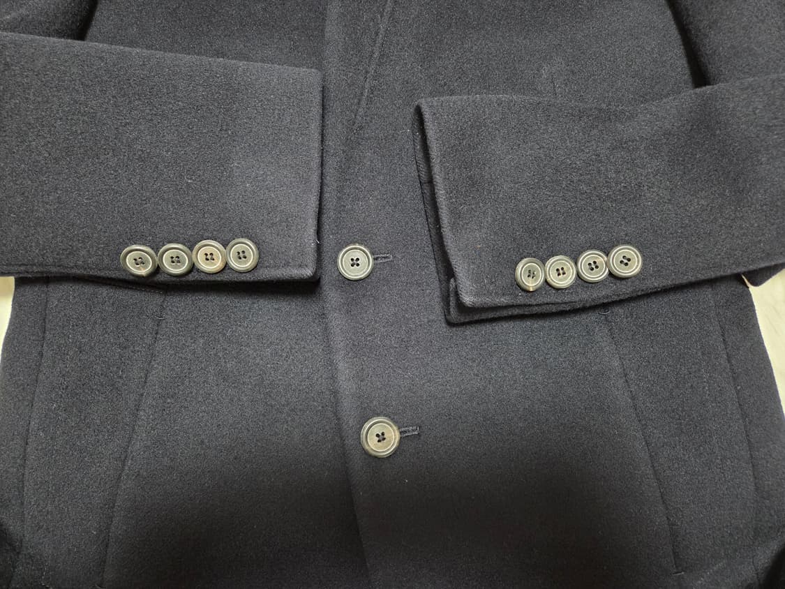 타임옴므 네이비 싱글 코트 상품이미지3