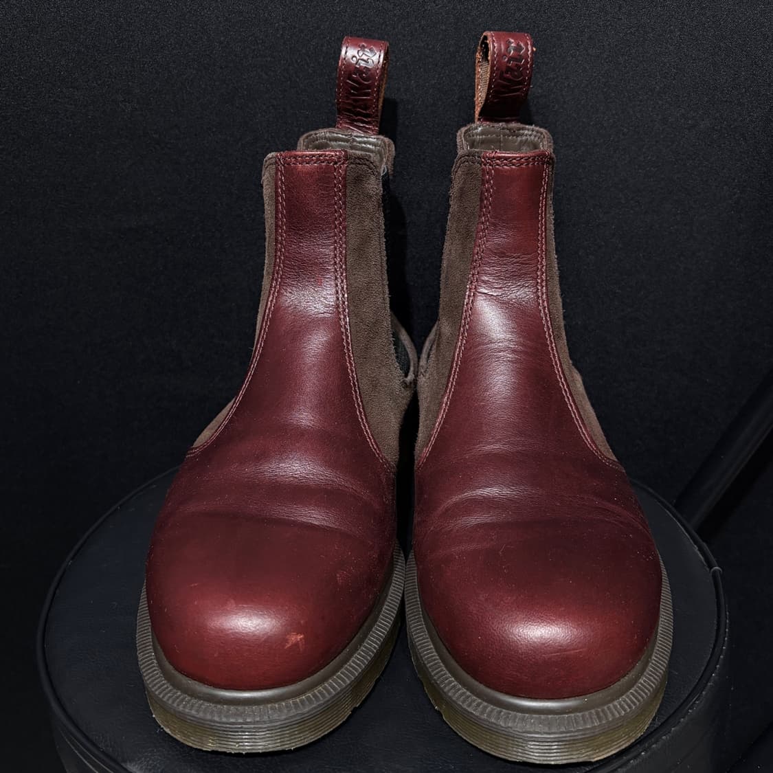닥터마틴 스웨이드 배색 첼시 부츠 상품이미지2