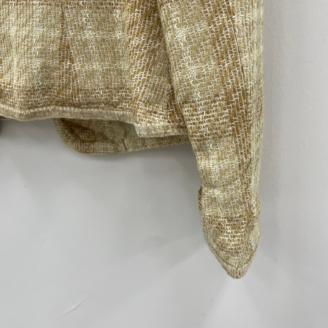 재팬 빈티지 체크 트위드 자켓 상품이미지5