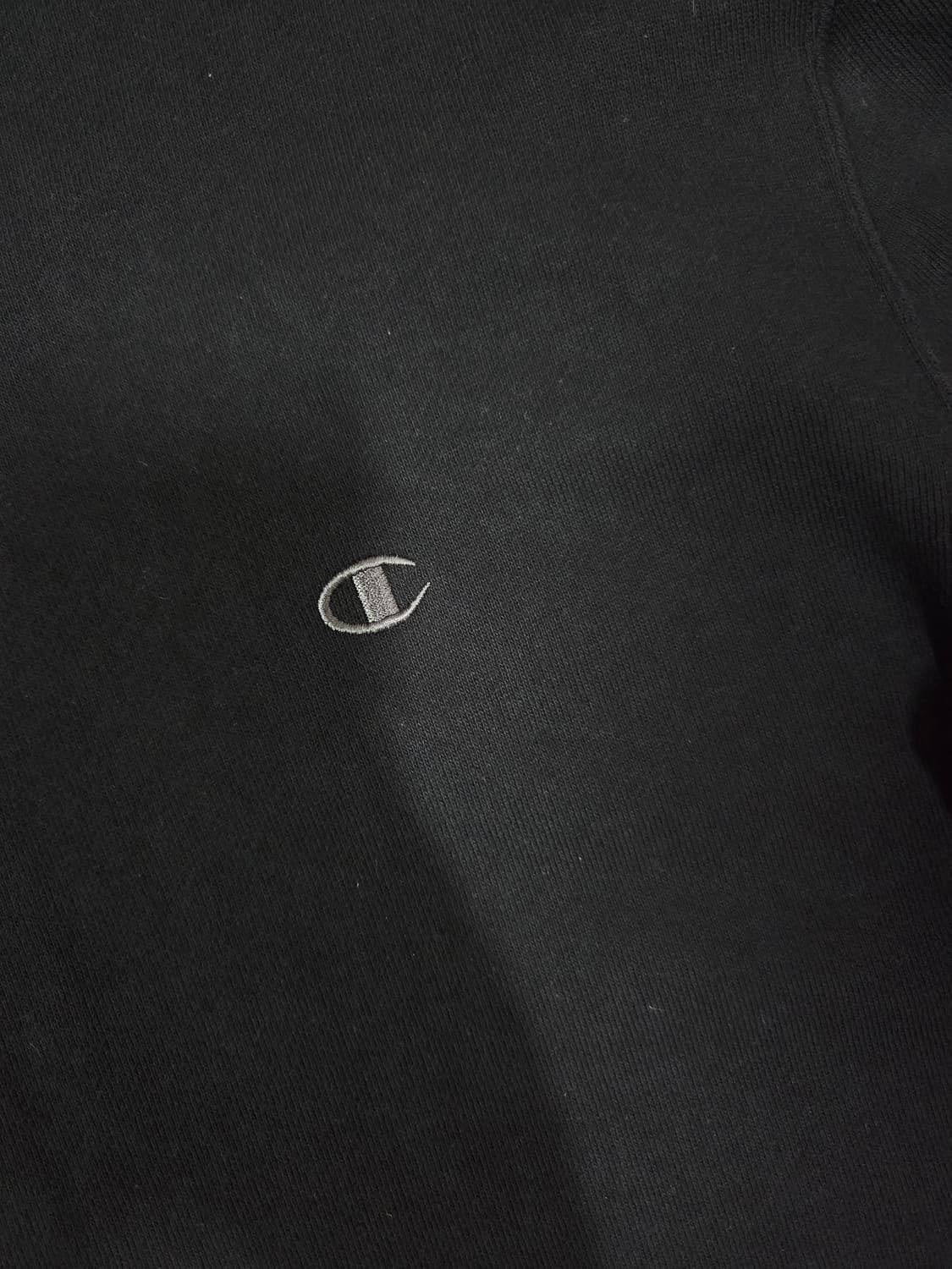 챔피온 러기드 블랙 맨투맨 티셔츠 상품이미지4