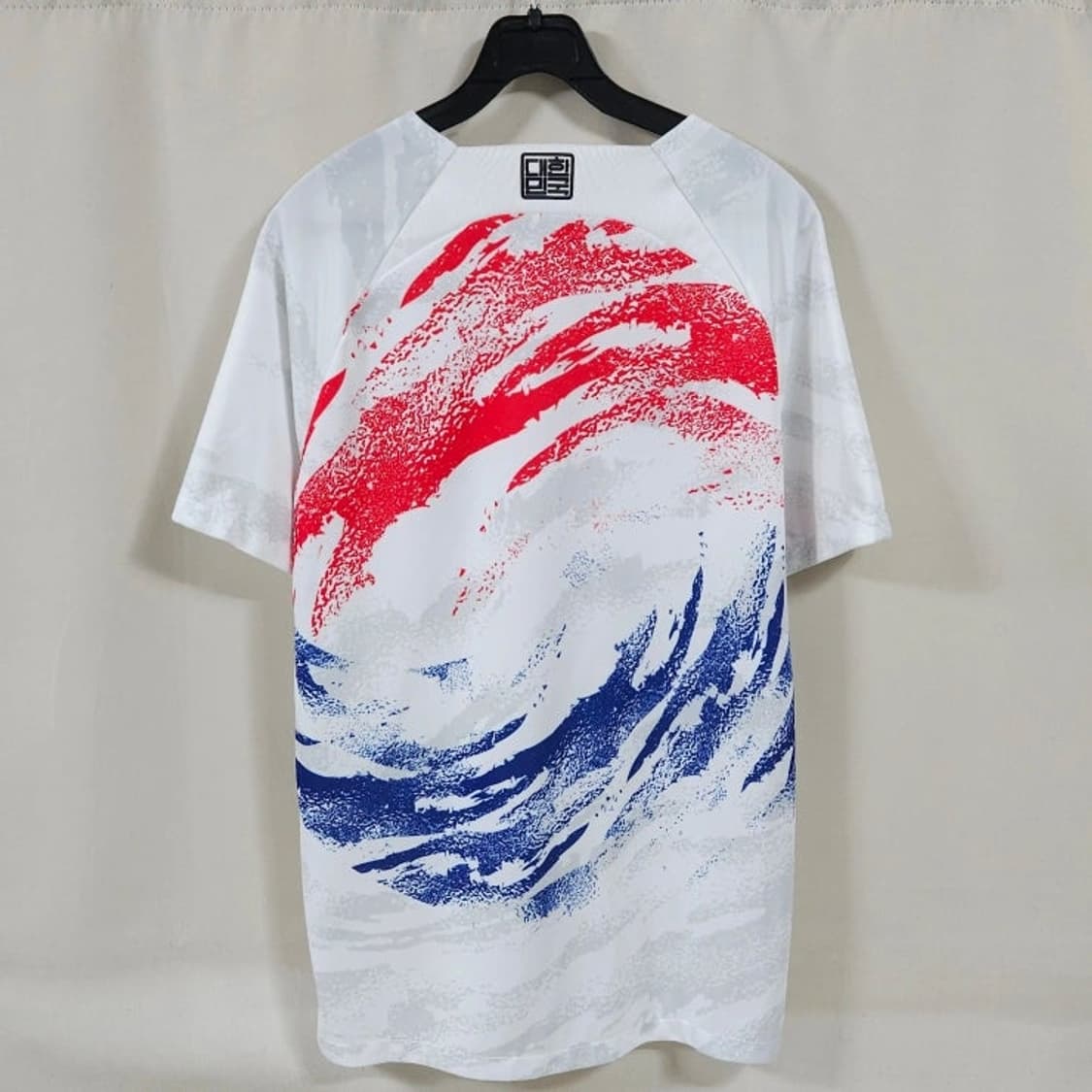 100 NIKE 나이키 대한민국2022국대 프리매치 반팔 유니폼 상품이미지5