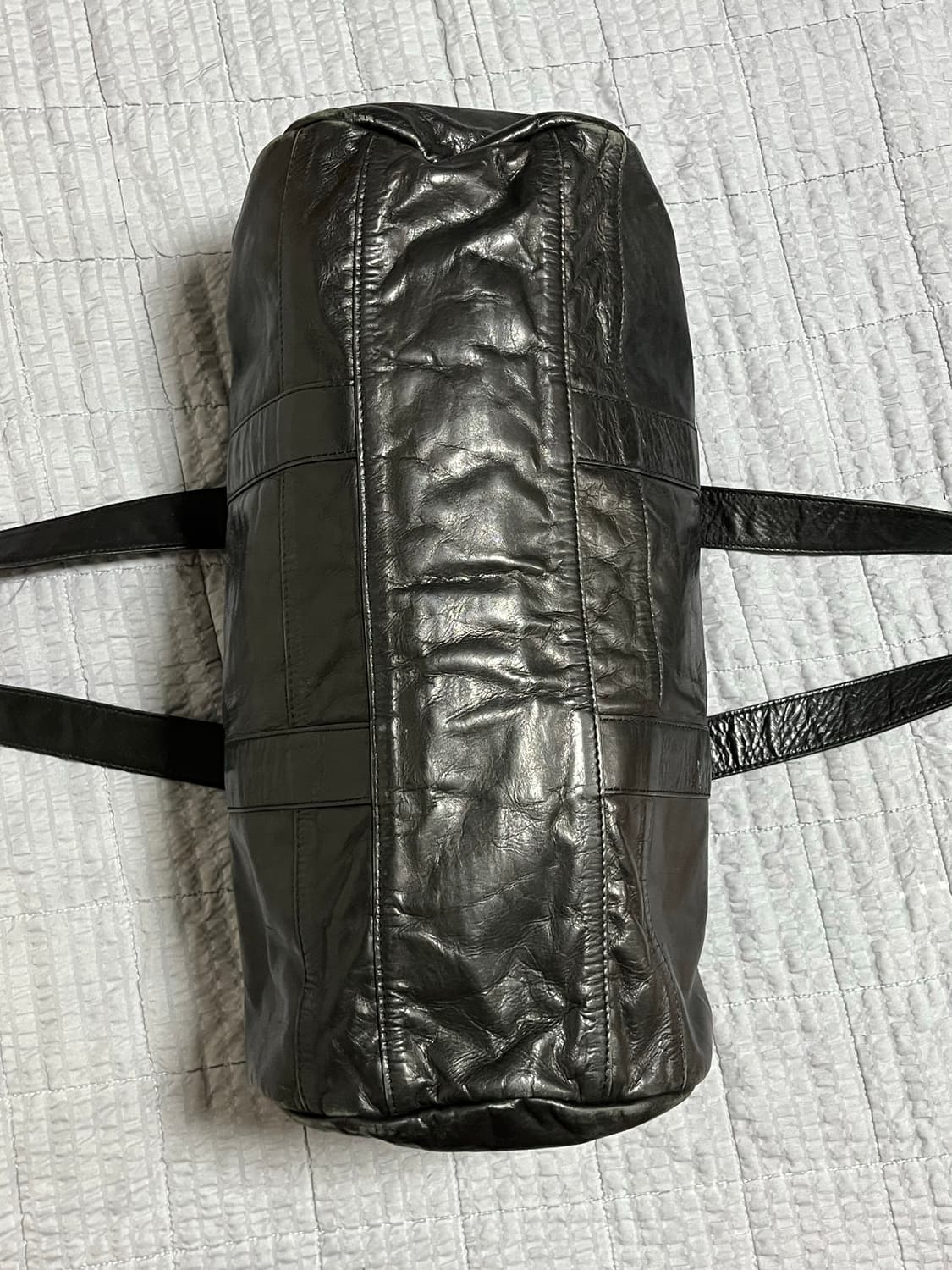 PORTER 요시다 포터 레더 보스턴백 더플백 블랙 상품이미지6