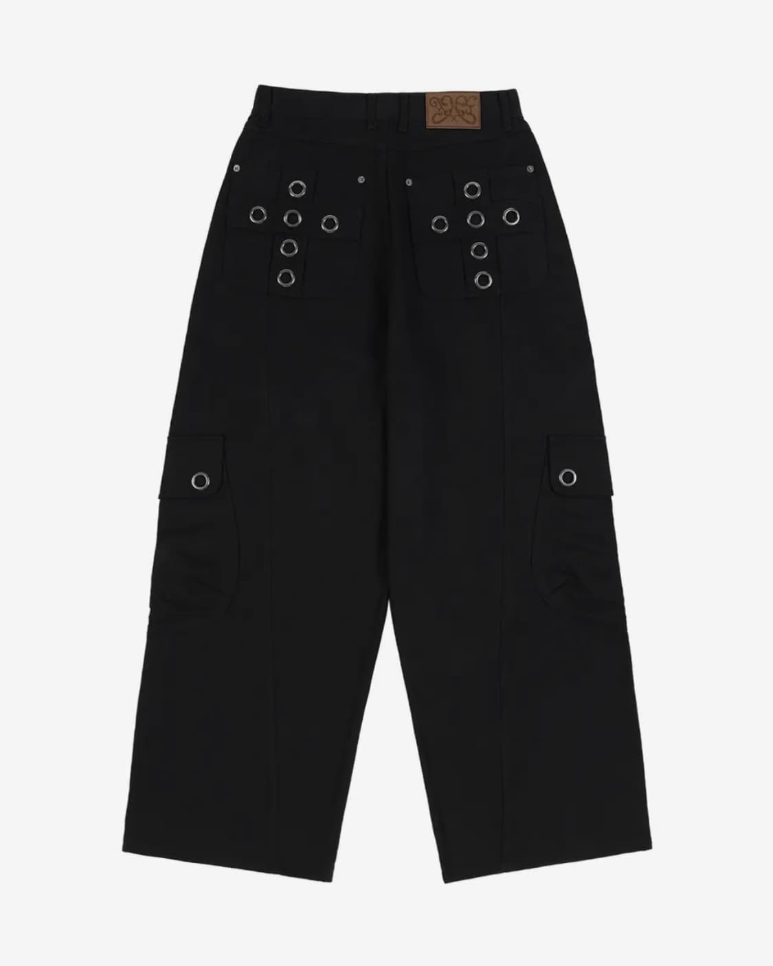 팬시클럽 크로스 포켓 카고 팬츠 (BLACK) F25ZD976 상품이미지4