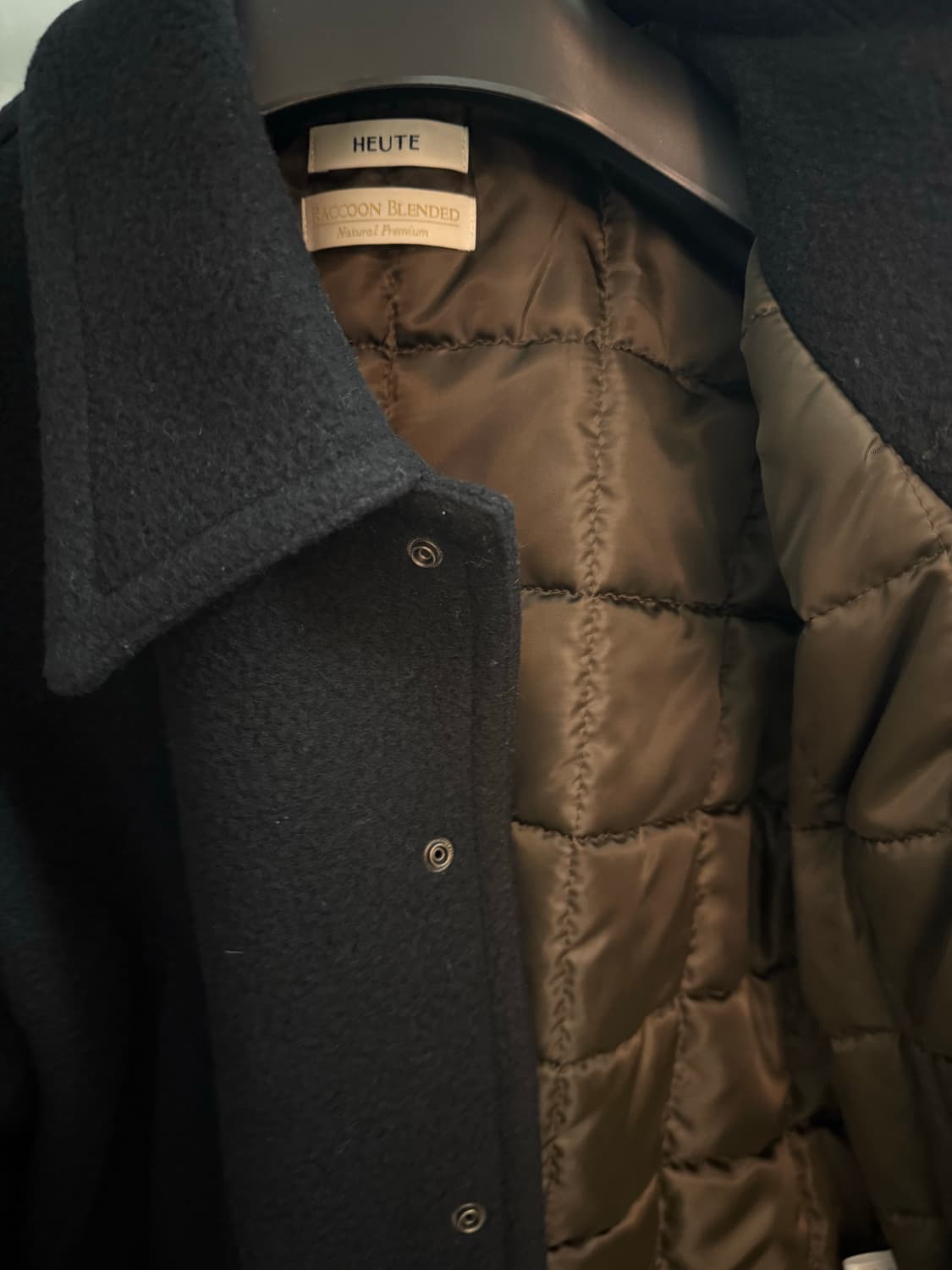 [L] 호이테 헷 스퀘어 봄버 자켓 블랙 상품이미지7