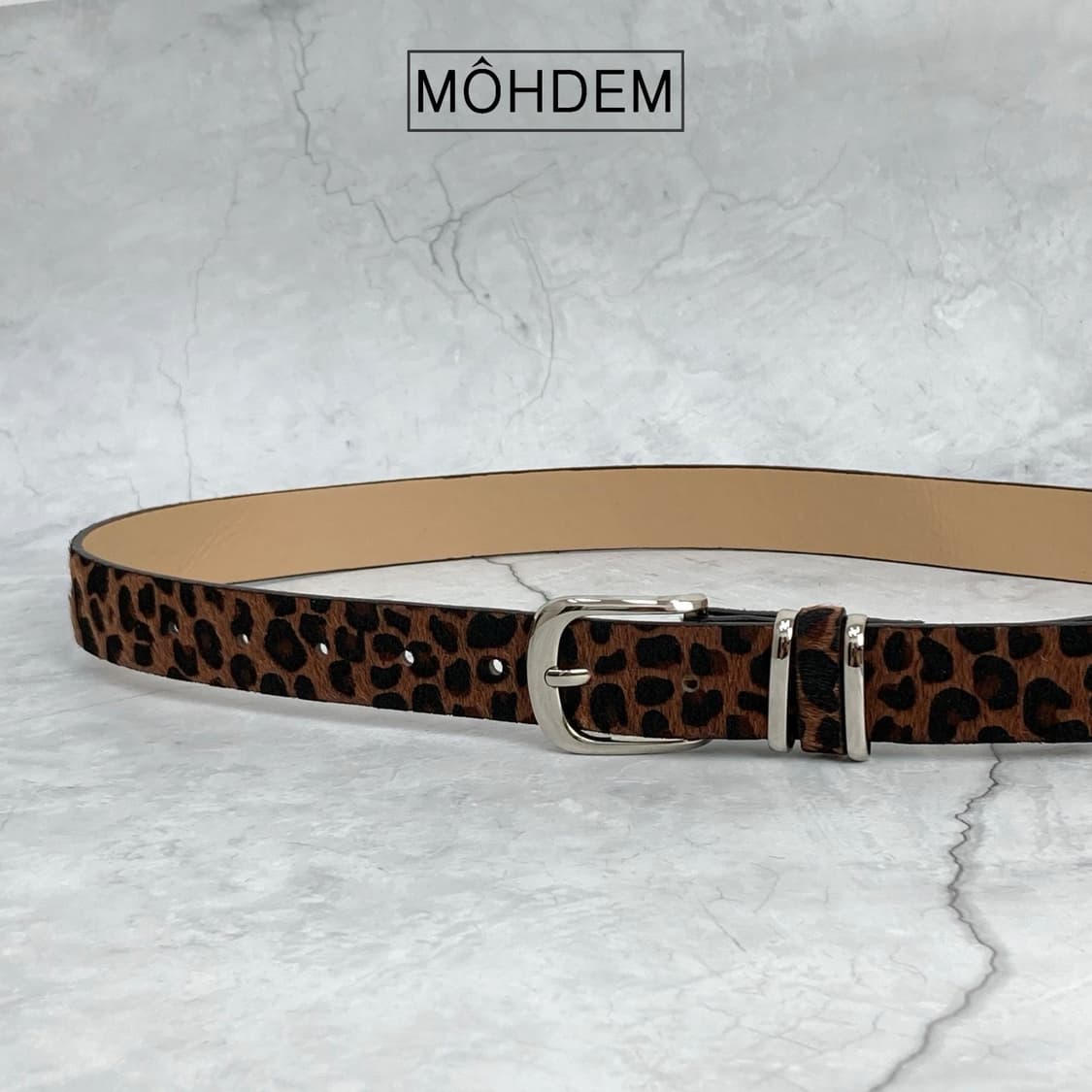 [Unisex] 호피 레오파드 벨트 브라운 상품이미지9
