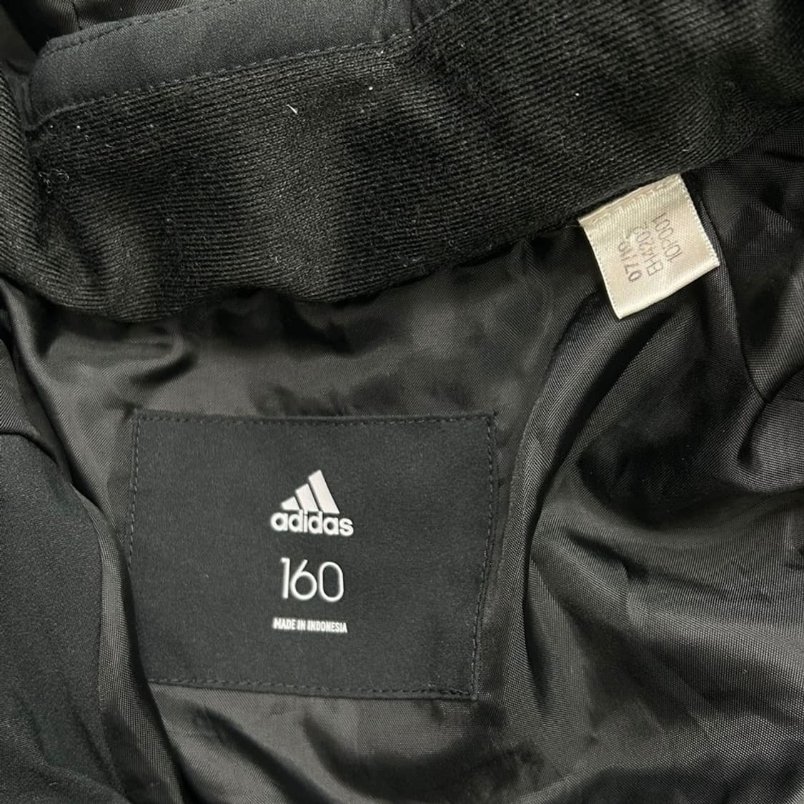 아디다스 삼선 롱패딩 블랙 160 상품이미지6
