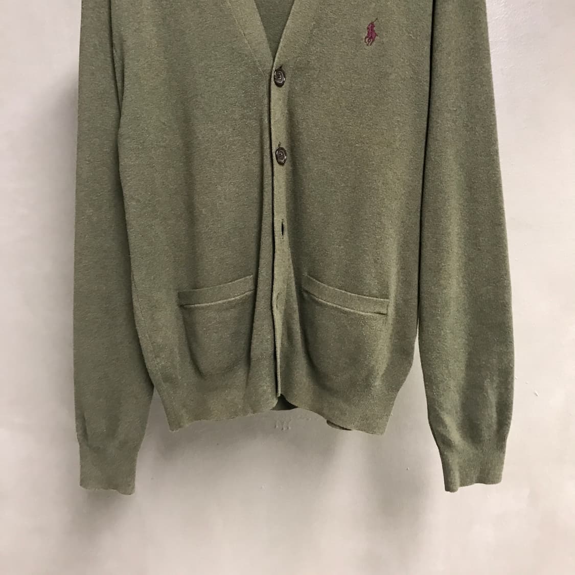 폴로 랄프로렌 가디건 카키 M 상품이미지3