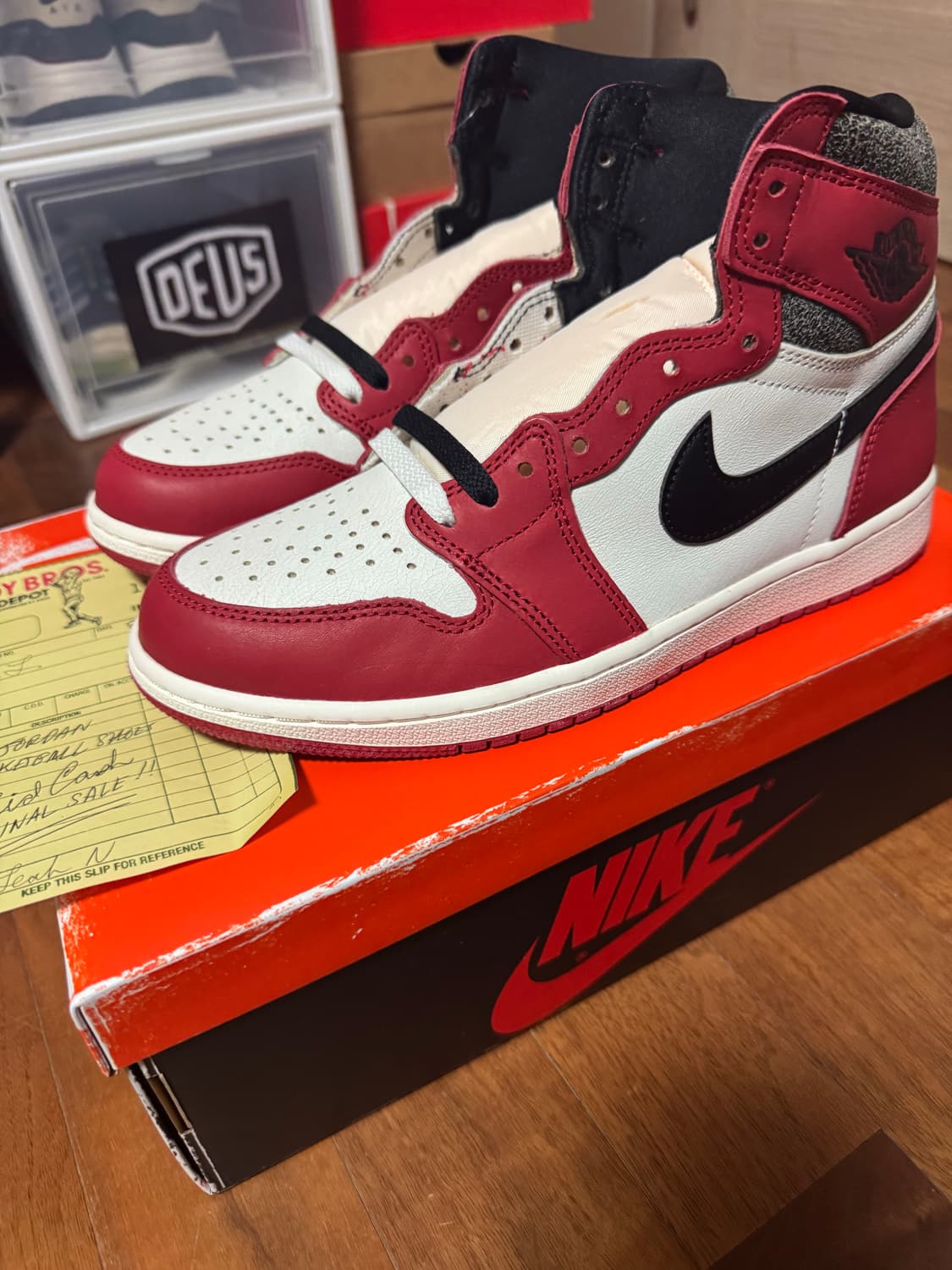 정품새제품 2022 나이키 조던1 하이 OG 시카고 265mm 상품이미지1