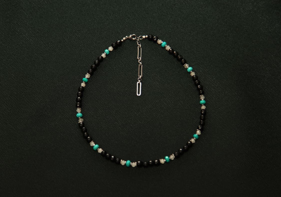 CASIOPEIA #041 Turquoise Zebra 오닉스 목걸이 상품이미지8