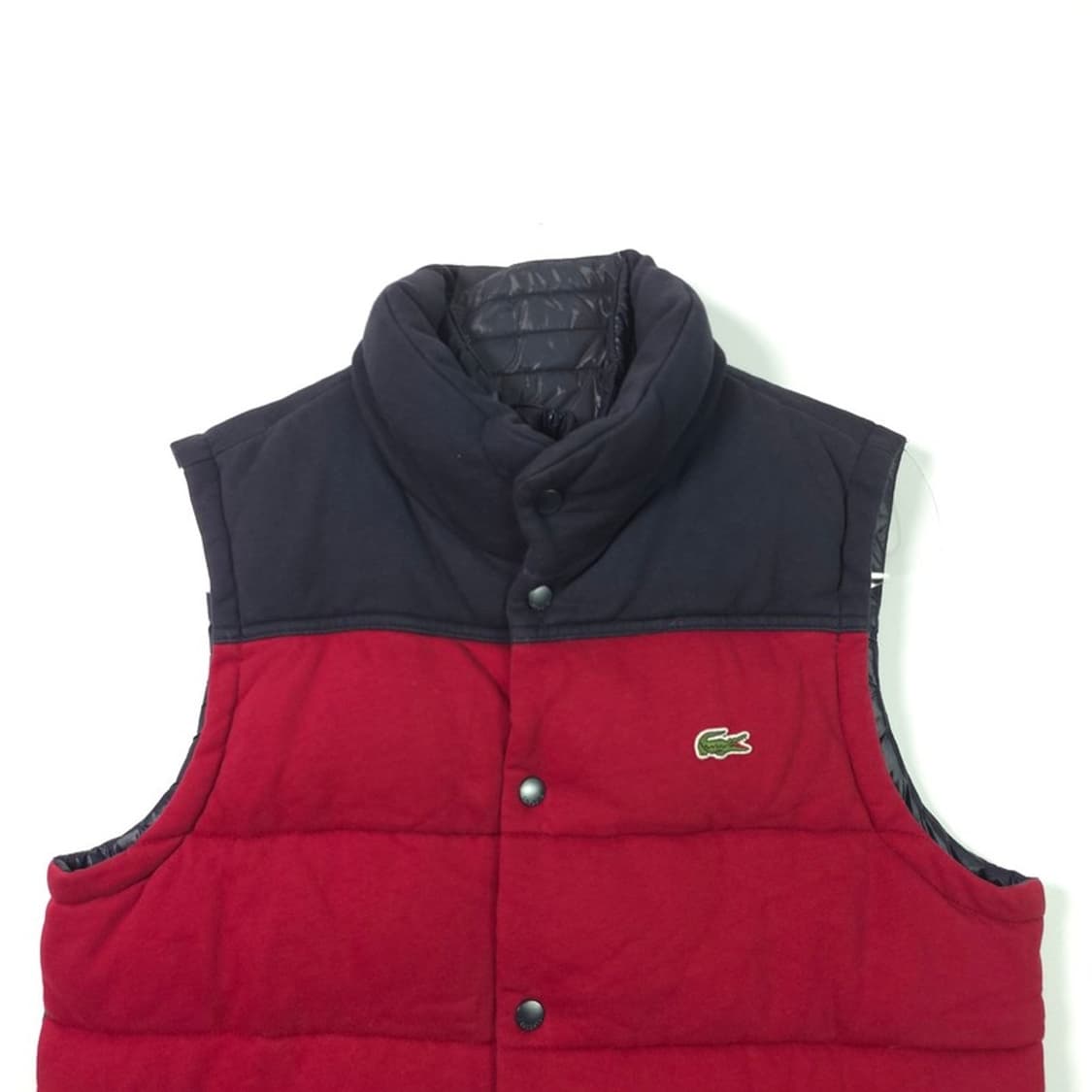 라코스테 투톤 배색 코튼 패딩 조끼 48 상품이미지3