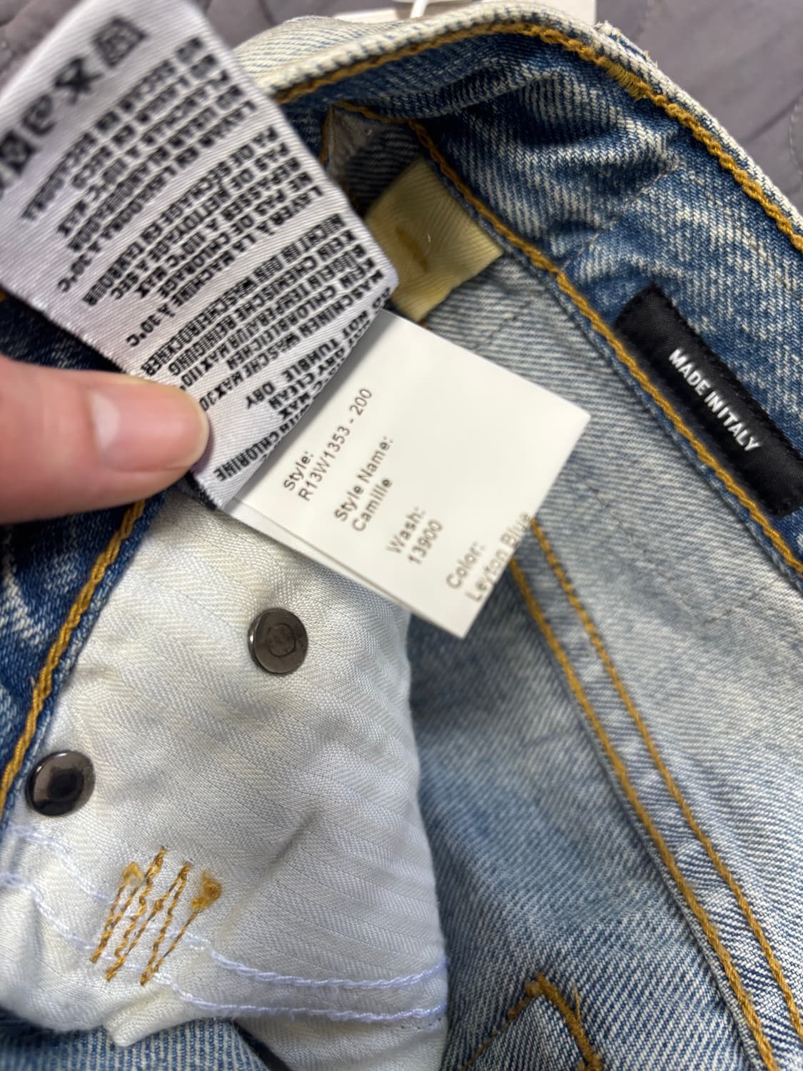 R13 데님팬츠 상품이미지5