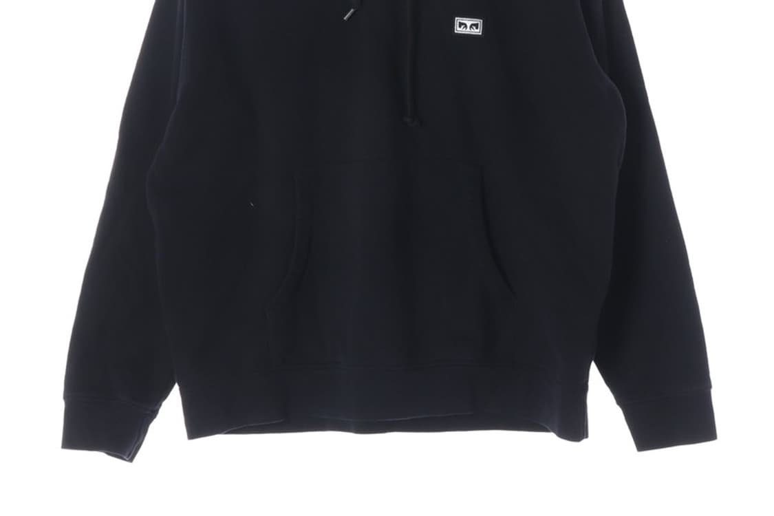 OBEY 스몰 박스로고 블랙 후드티 XL 상품이미지4