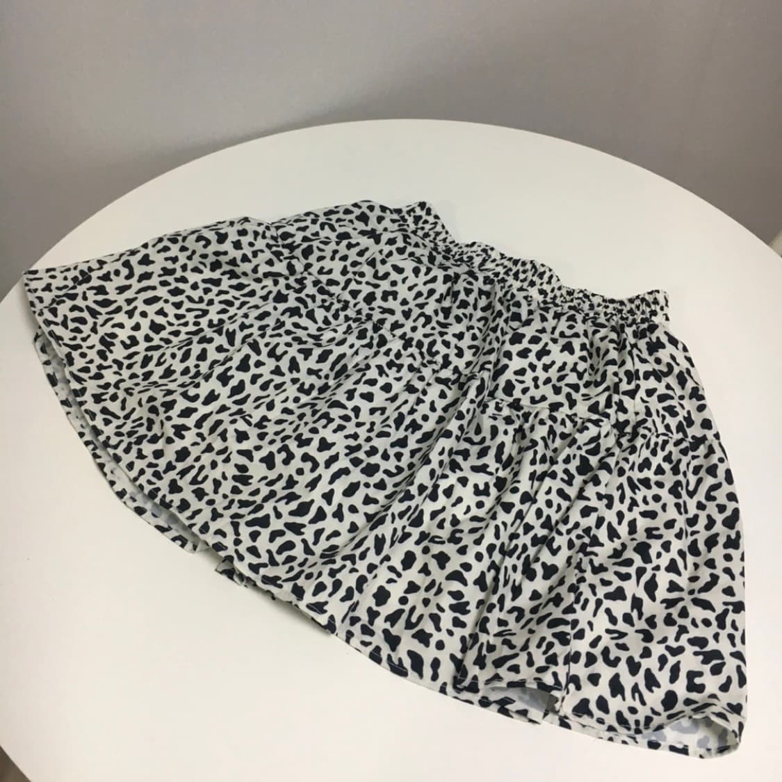 갸루 y2k 호피 캉캉 치마 상품이미지2