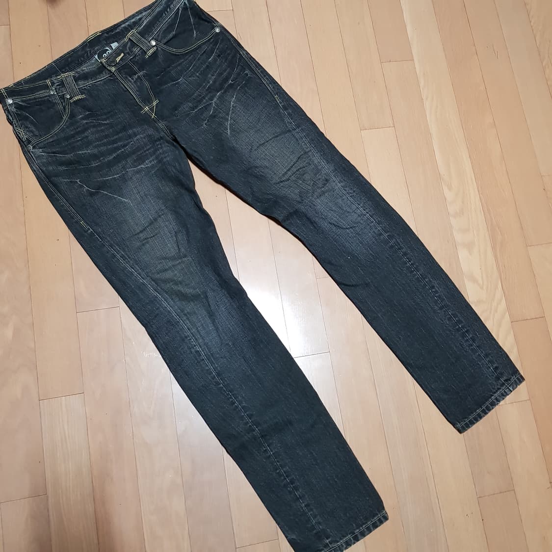 32 /리바이스 엔지니어드진 일본내수용 /흑청데님/토422-방 상품이미지2