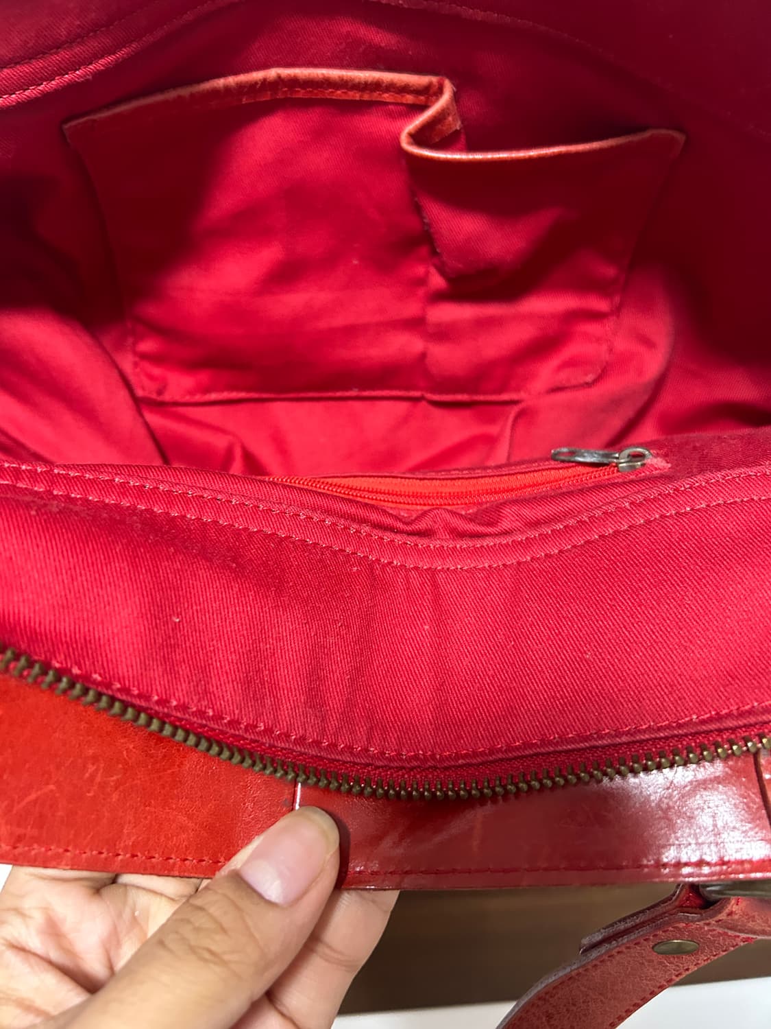 Vintage leather bag  상품이미지7