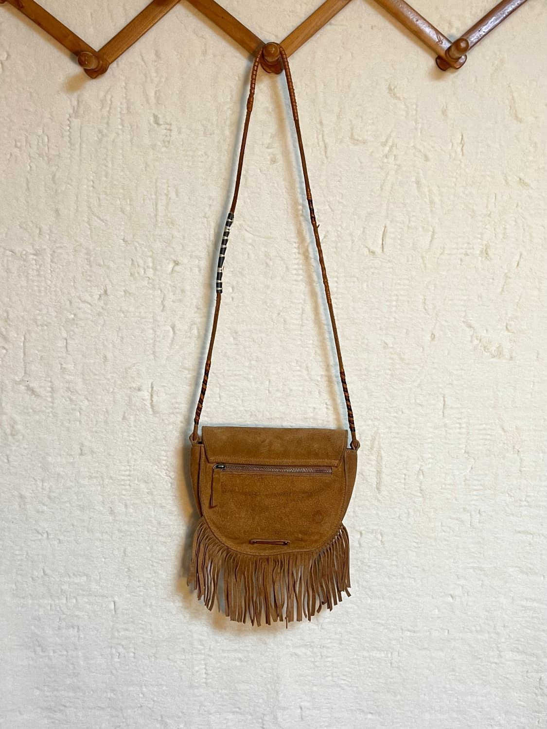 써스데이아일랜드 빈티지 스웨이드 크로스백 상품이미지2