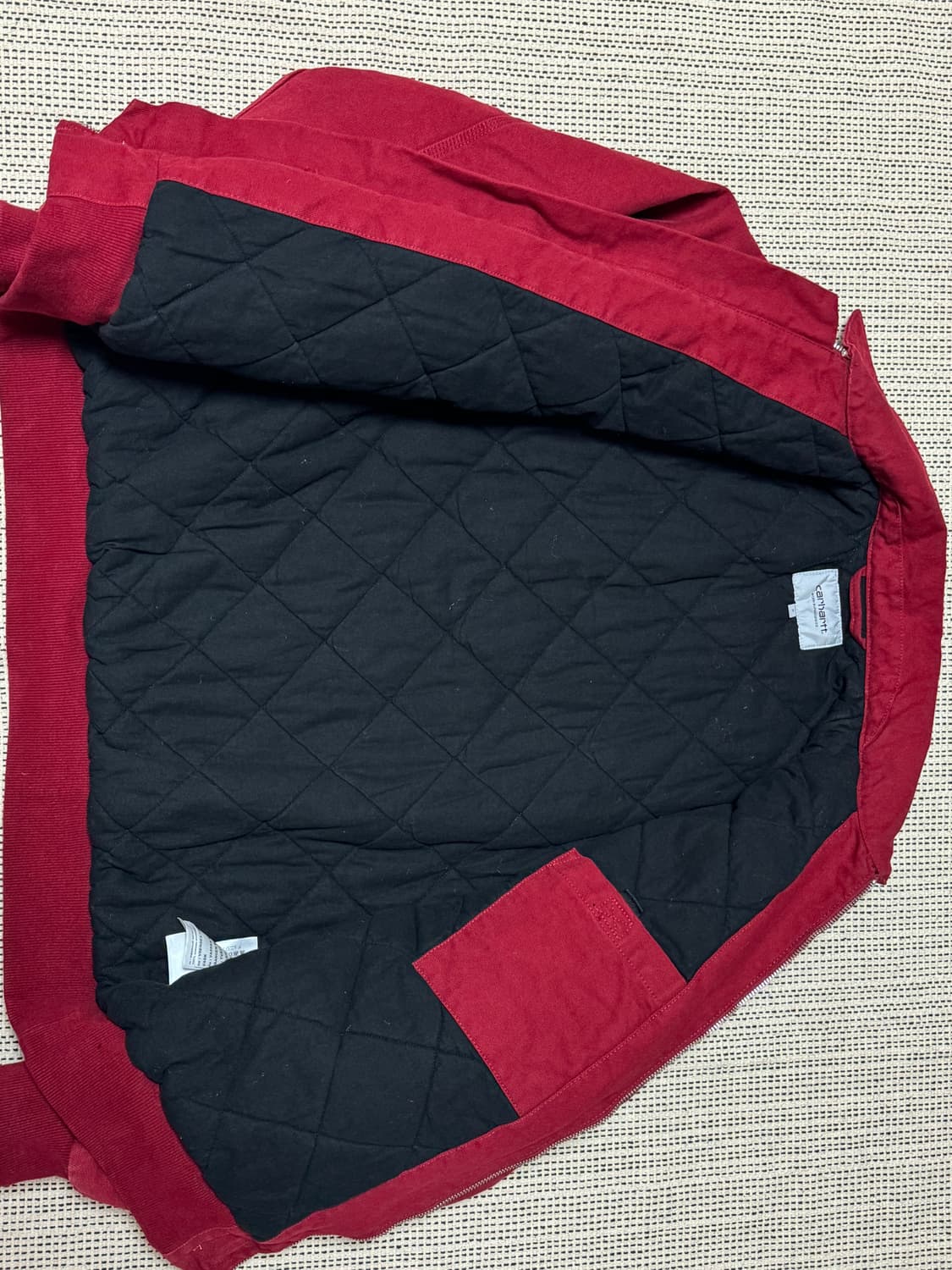 [25F/W] 신상 칼하트 스탠톤 자켓 스칼렛 워시드 (네고 가능) 상품이미지3