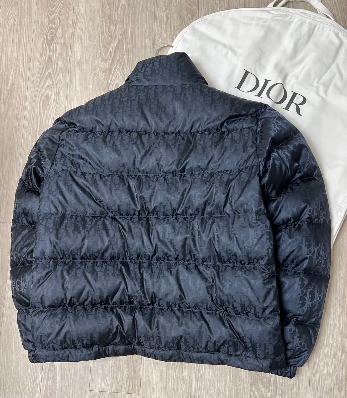 [블랙 50/새상품급] 디올 오블리크 패딩 블랙 풀구성 상품이미지3