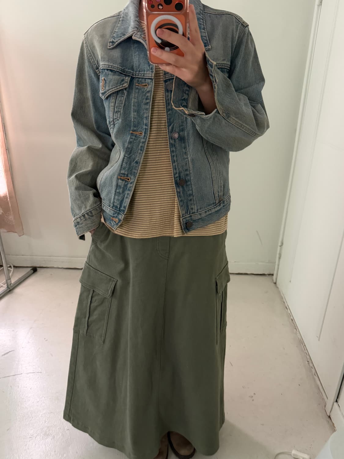 일본빈티지 Big john 페이드 블루 데님자켓 상품이미지3