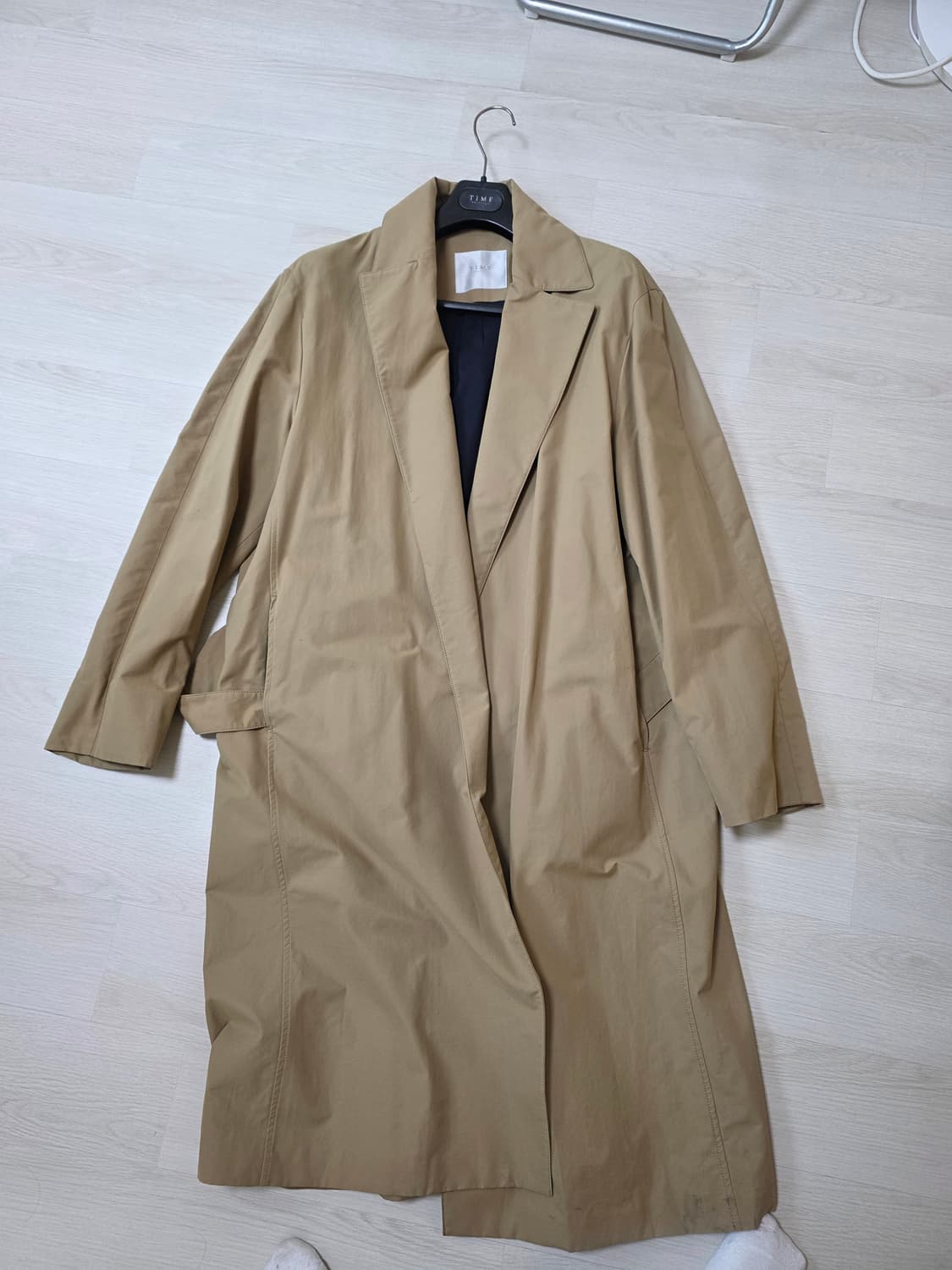 타임 벨티드 트렌치코트 xl 상품이미지1