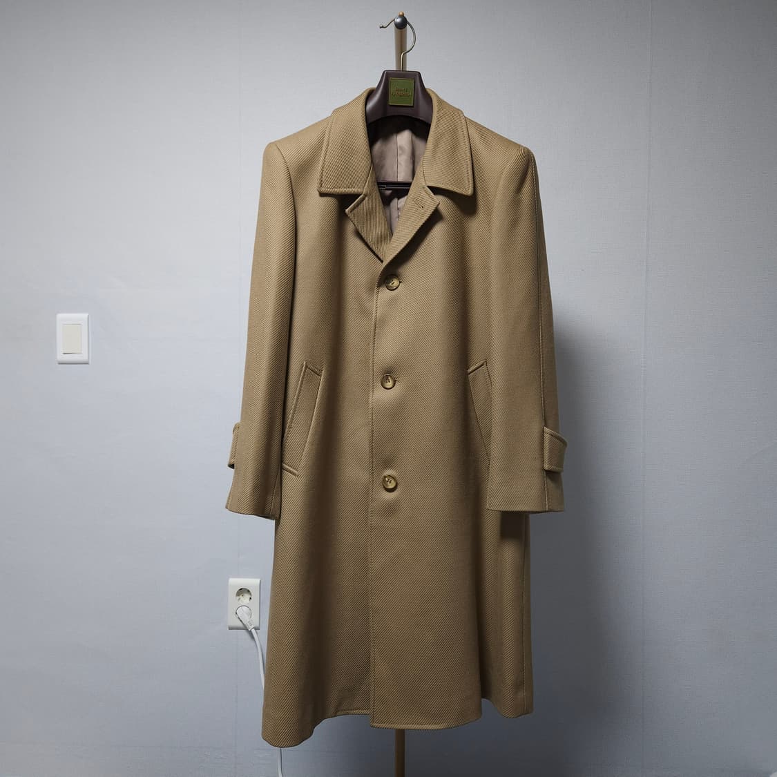 100 ) 정품 입생로랑 클래식 남성 롱코트 상품이미지1