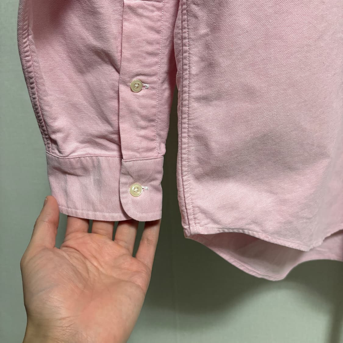 폴로 랄프로렌 블레이크핏 옥스포드 셔츠 / 핑크, M 상품이미지6