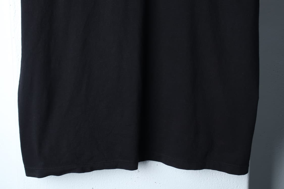 (2XL) 무신사 스탠다드 반팔 티셔츠 빅사이즈 무지 블랙-H33252 상품이미지4