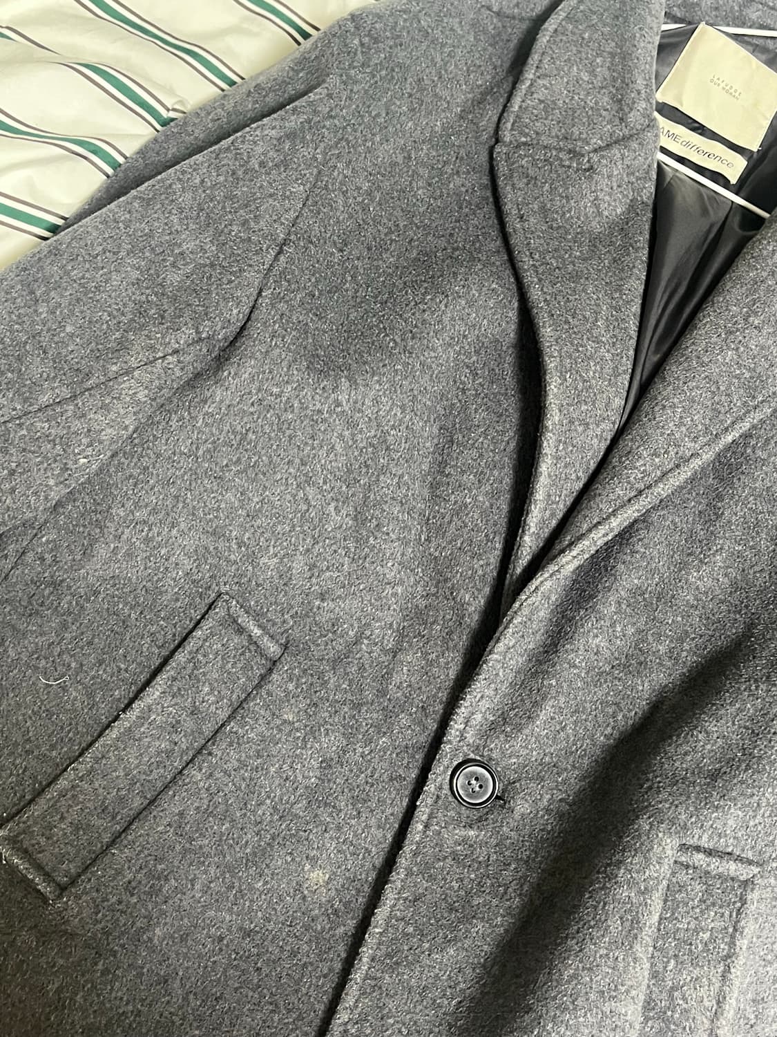 라퍼지 포 우먼 싱글 미들 코트 그레이 상품이미지1