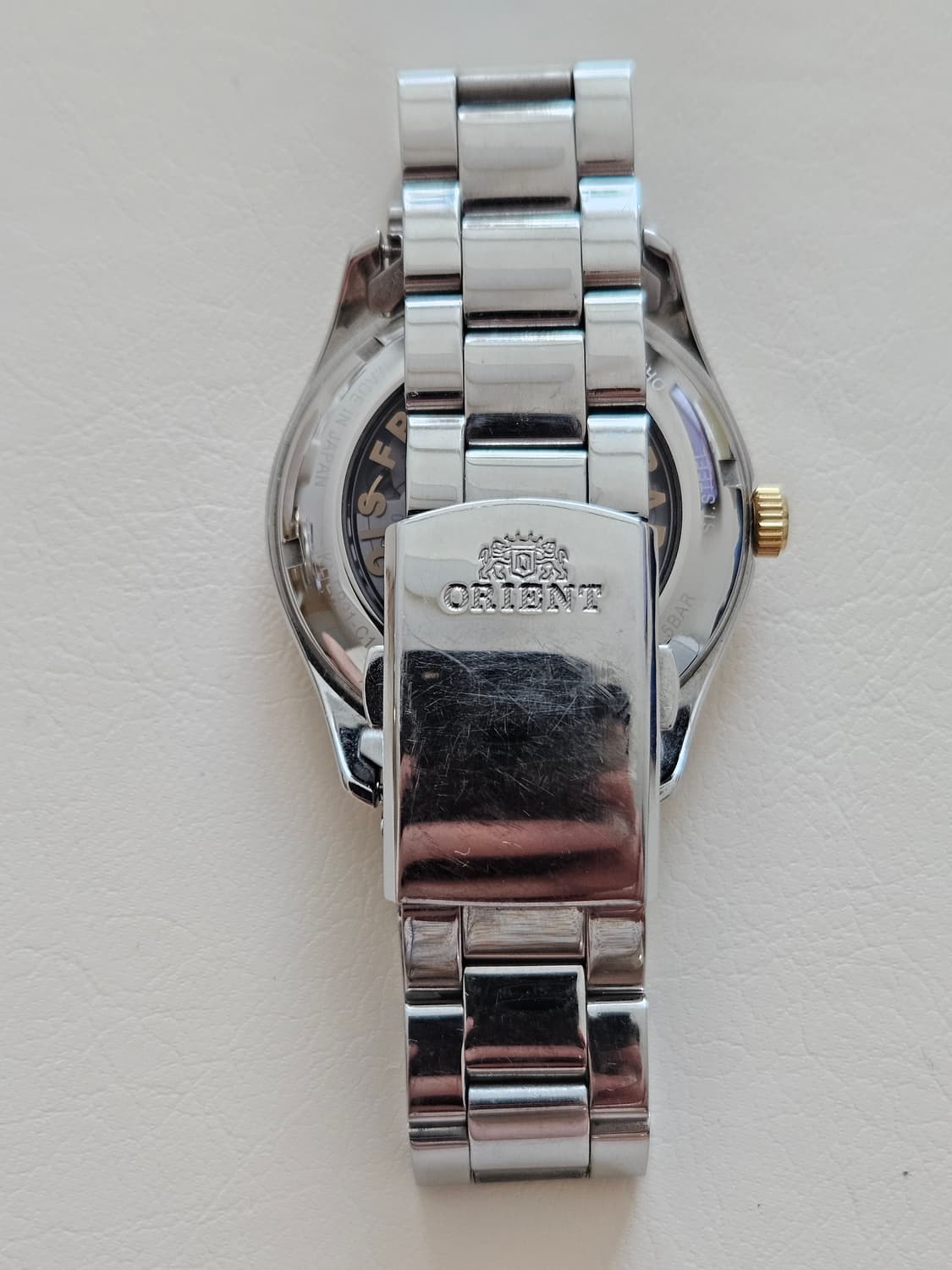 오리엔트 FRAPBOIS 콜라보 실버 메탈 시계 상품이미지10