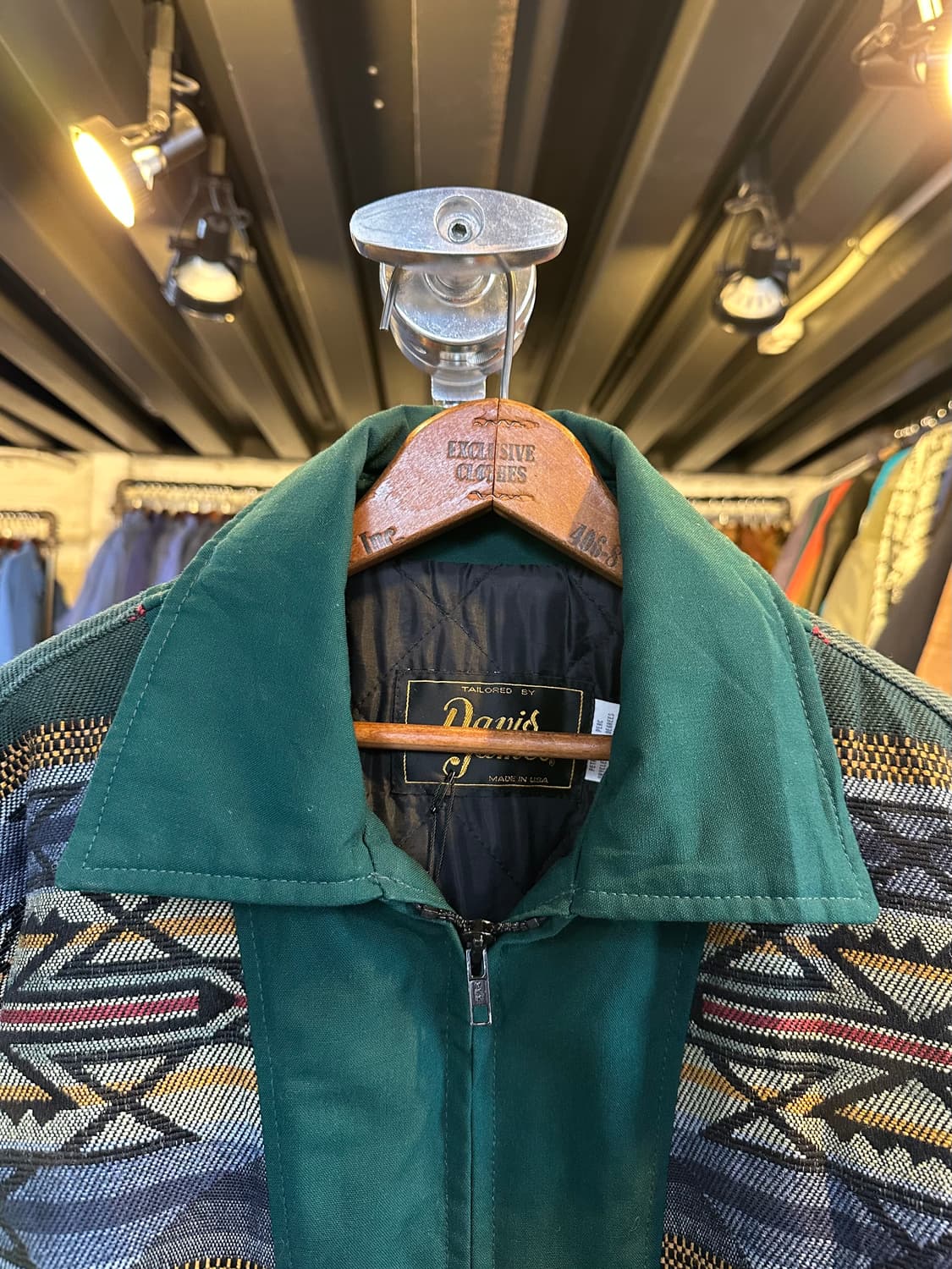 90s David James 아즈텍 웨스턴 붐버 자켓  상품이미지3