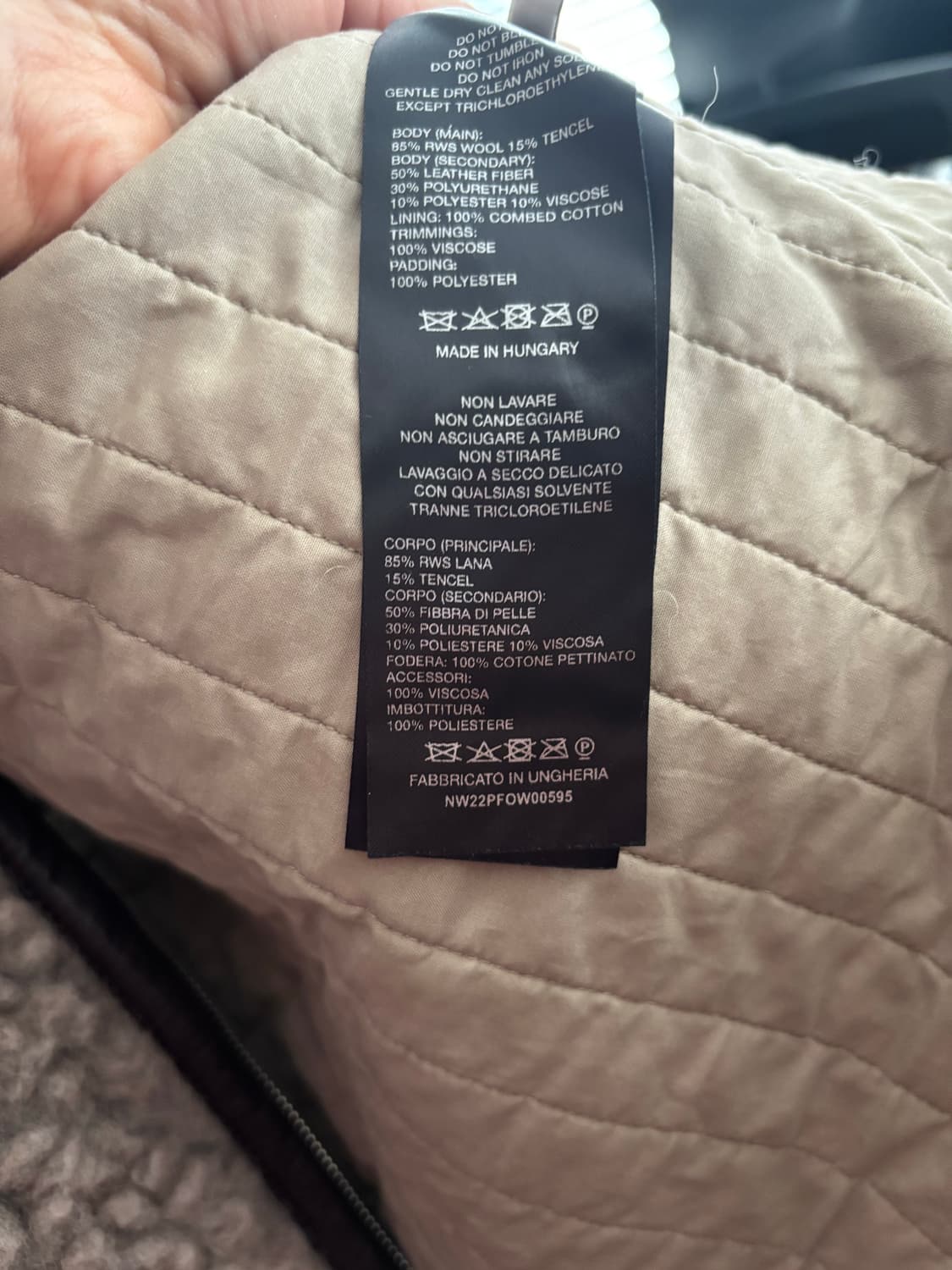 Nanushka 나누쉬카 푸들 코트 S 상품이미지7