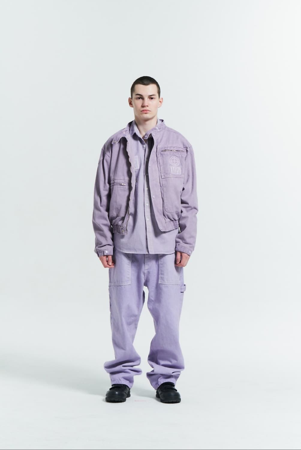 플라스틱프로덕트 24ss painter pants lavender 상품이미지1