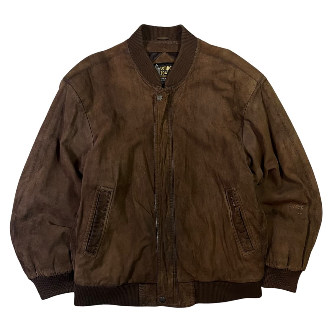 런던포그 스웨이드 산양가죽 봄버 자켓 상품이미지1