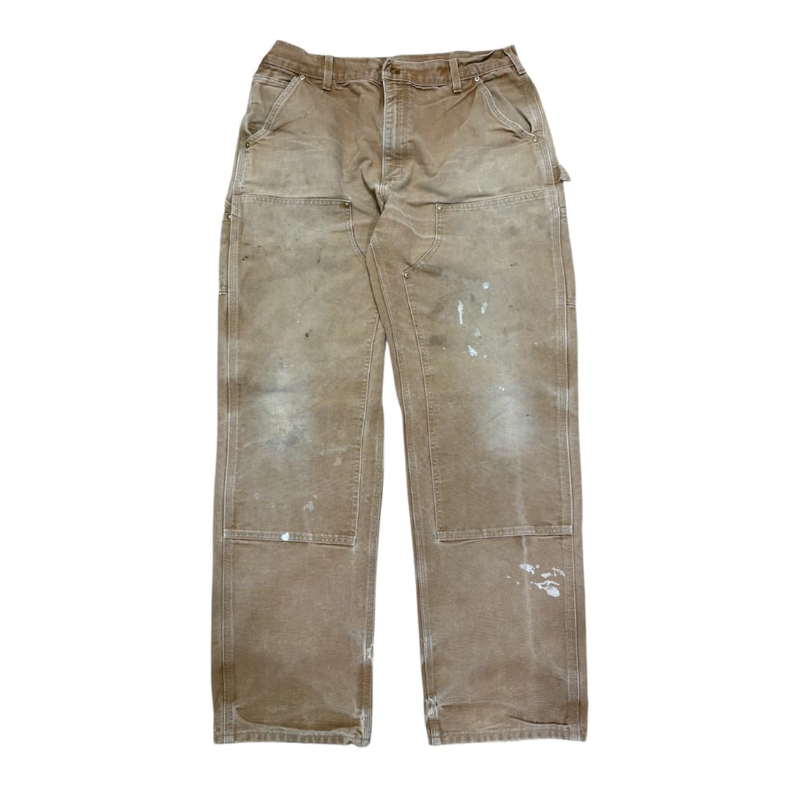 칼하트 B01 더블니 usa 브라운 faded 상품이미지1