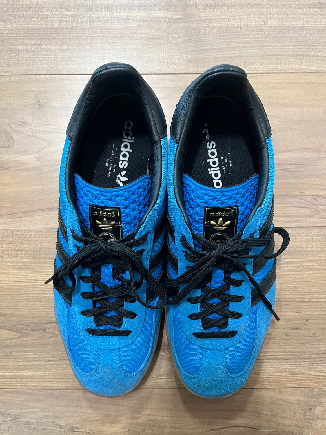 아디다스 가젤 인도어 브라이트 블루 코어 블랙 상품이미지2