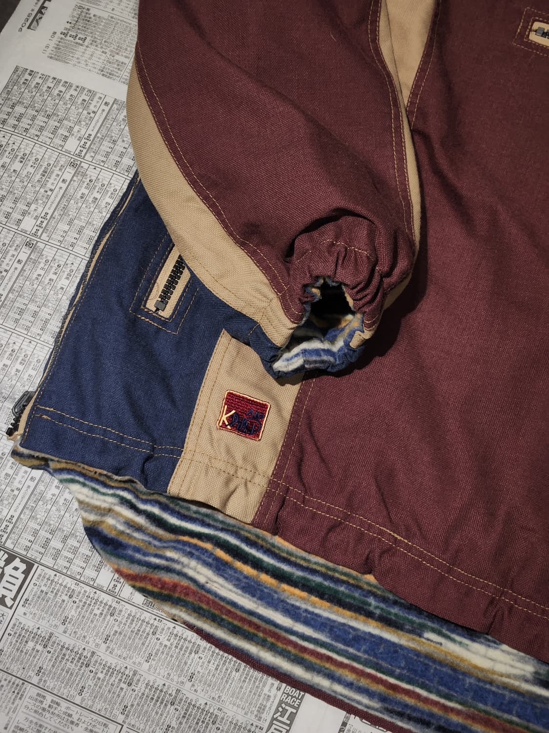 KENSHO ABE 리버시블 아노락 XL 상품이미지4