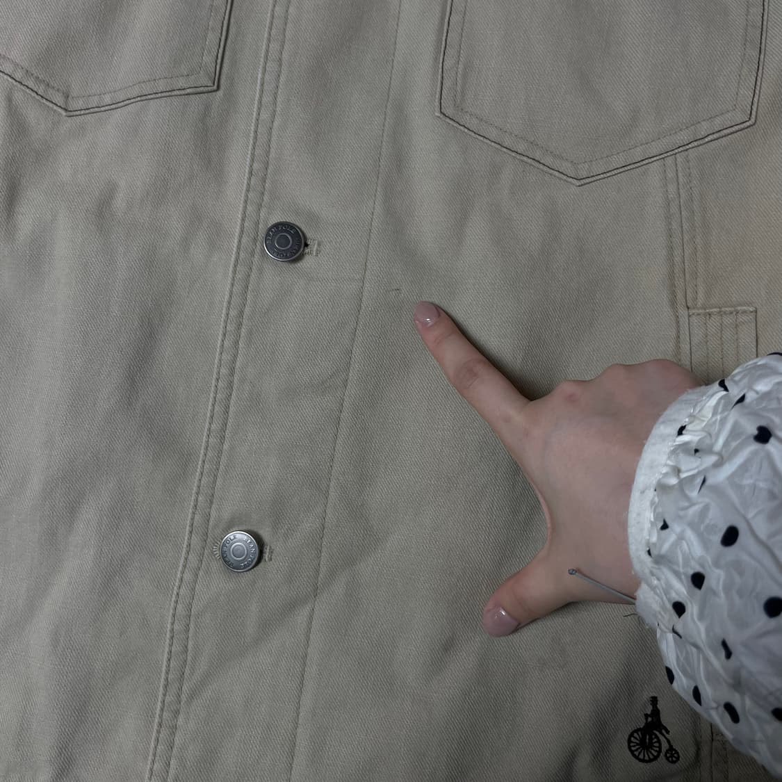 빈폴 베이지 멀티포켓 데님 자켓 95 상품이미지4