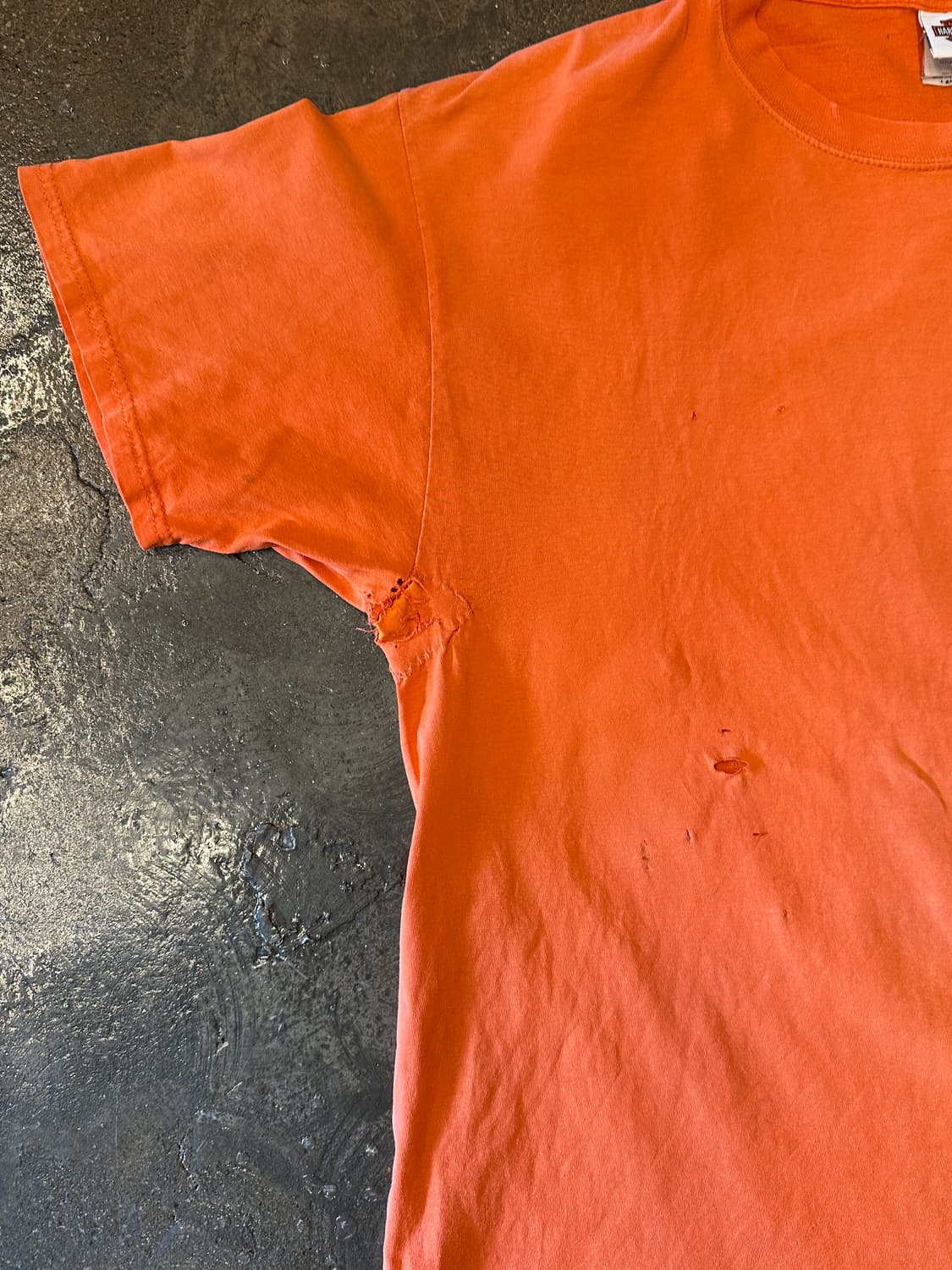 할리데이비슨 데미지드 반팔티 L 상품이미지3