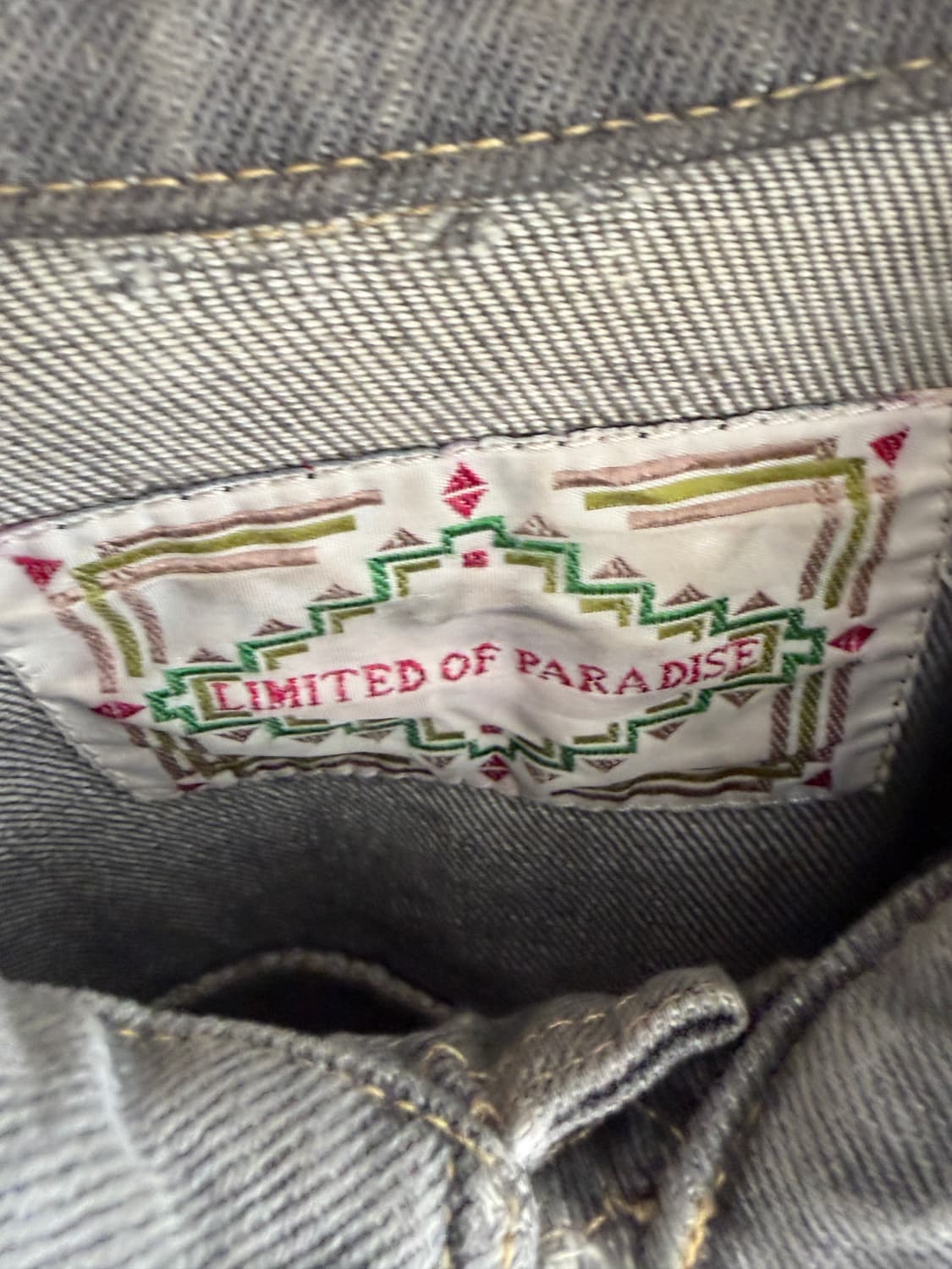 LMITED PARADISE crop denim jacket  상품이미지6