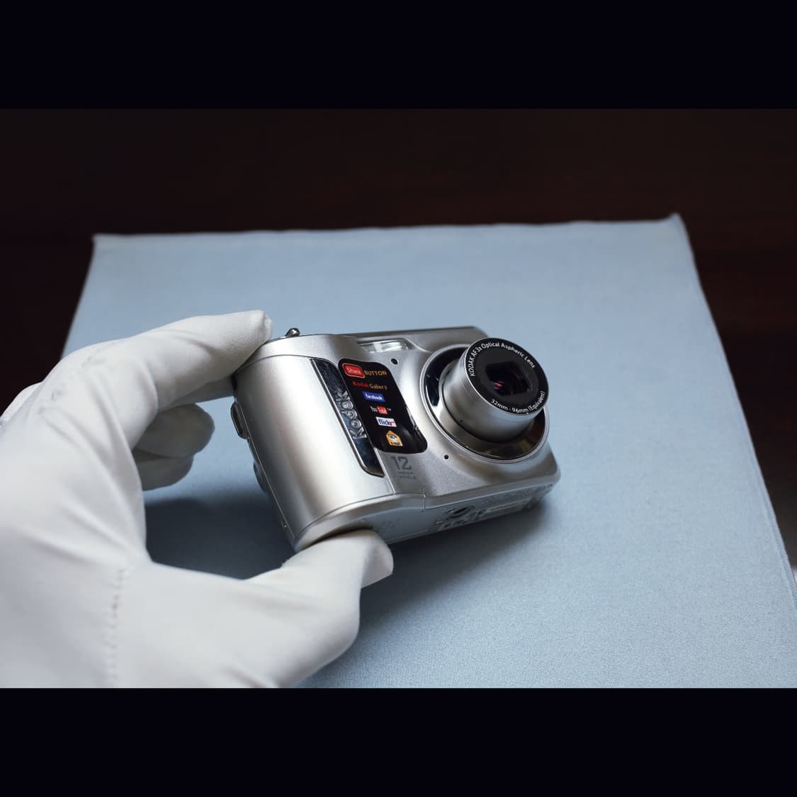 레어<준 민트급><키키디카>코닥 C143 실버 빈티지 디카 상품이미지4