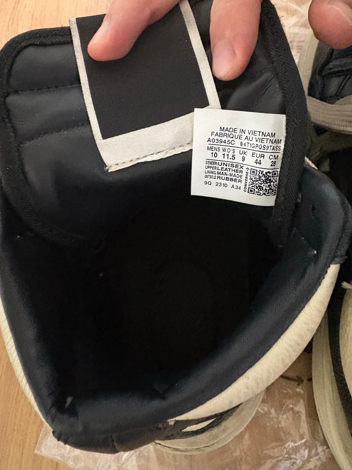 (280)릭오웬스 다크쉐도우 컨버스 터보웨폰 상품이미지2