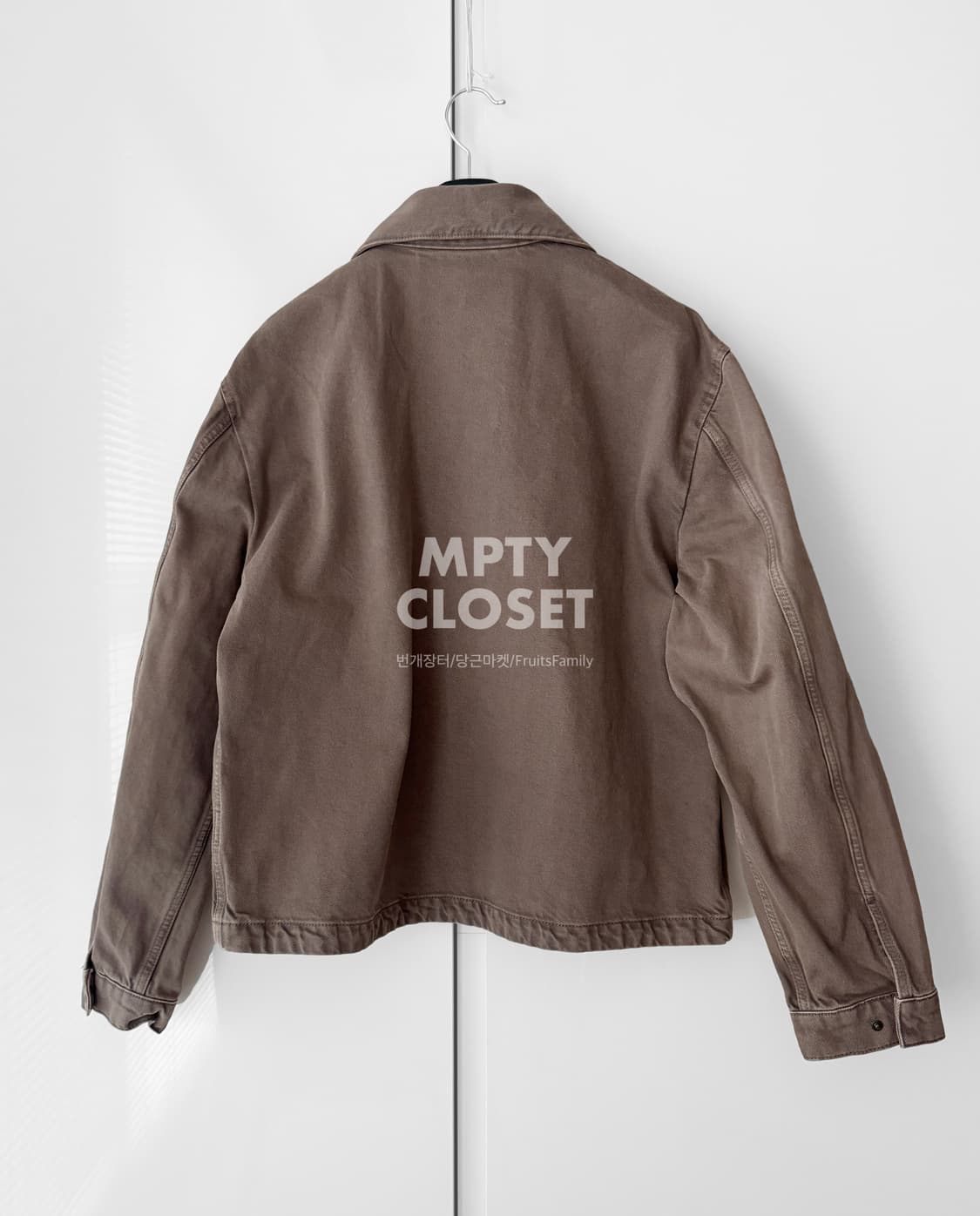 [L] 자라 오리진스 25FW 집업 워크 자켓 브라운 상품이미지2